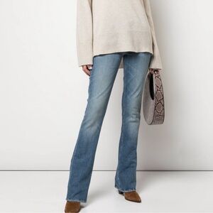 MOTHER High Rise Blue Jeans